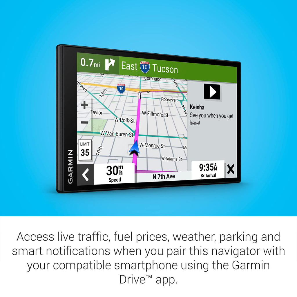 Eight-Inch GPS Navigator with Bluetooth and Wi-Fi