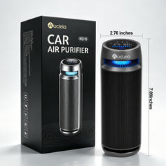 Cup-Holder Air Purifier with Monitoring Display