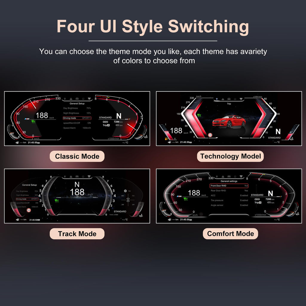 10-Inch Digital Instrument Cluster for BMW E84
