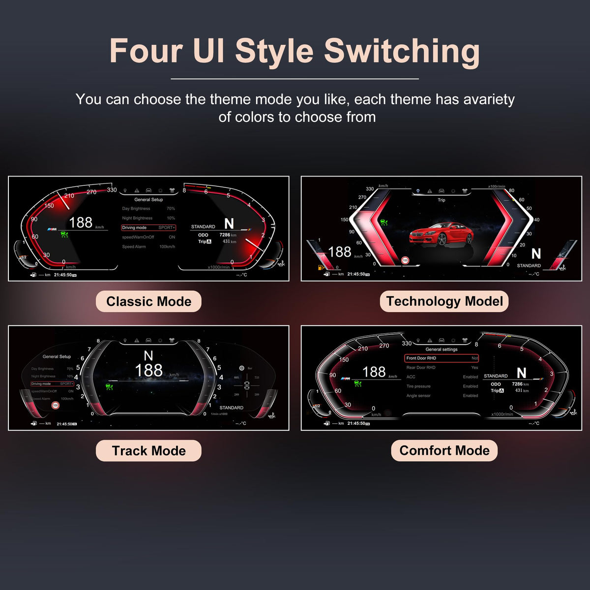 10-Inch Digital Instrument Cluster for BMW E84