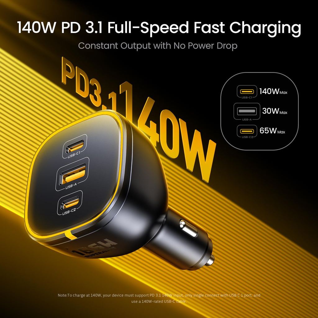 Multi-Port Car Charger and 40000mAh Power Bank Bundle