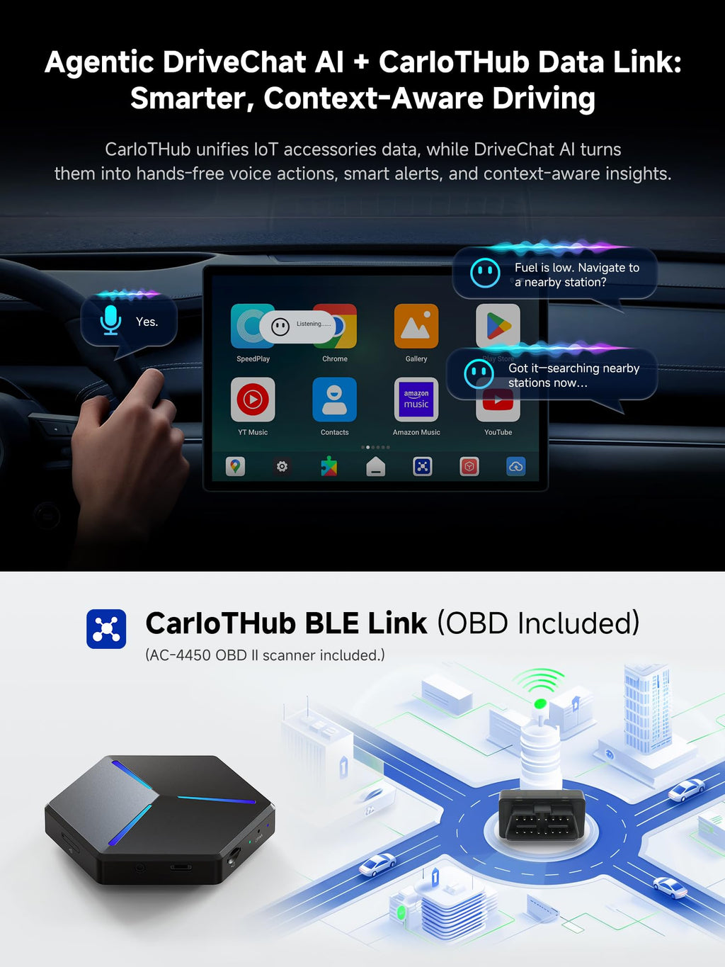 Android CarPlay and Android Auto Adapter Box