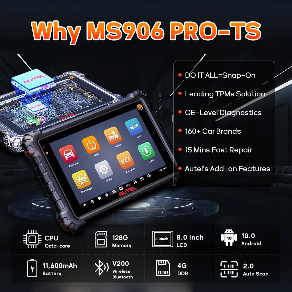 MS906 Pro-TS Diagnostic Scanner with TPMS Functions