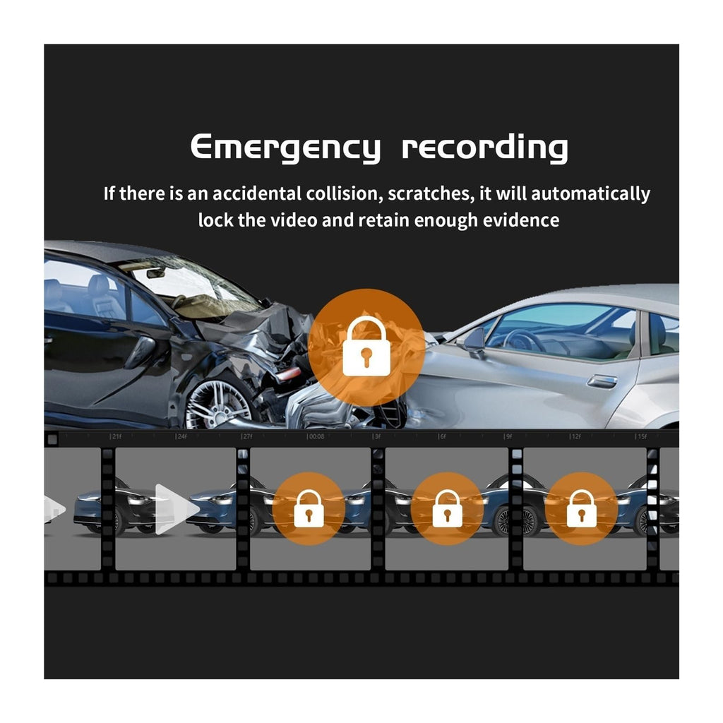 Multi-Camera Dash Recorder with Front, Rear and Cabin Views