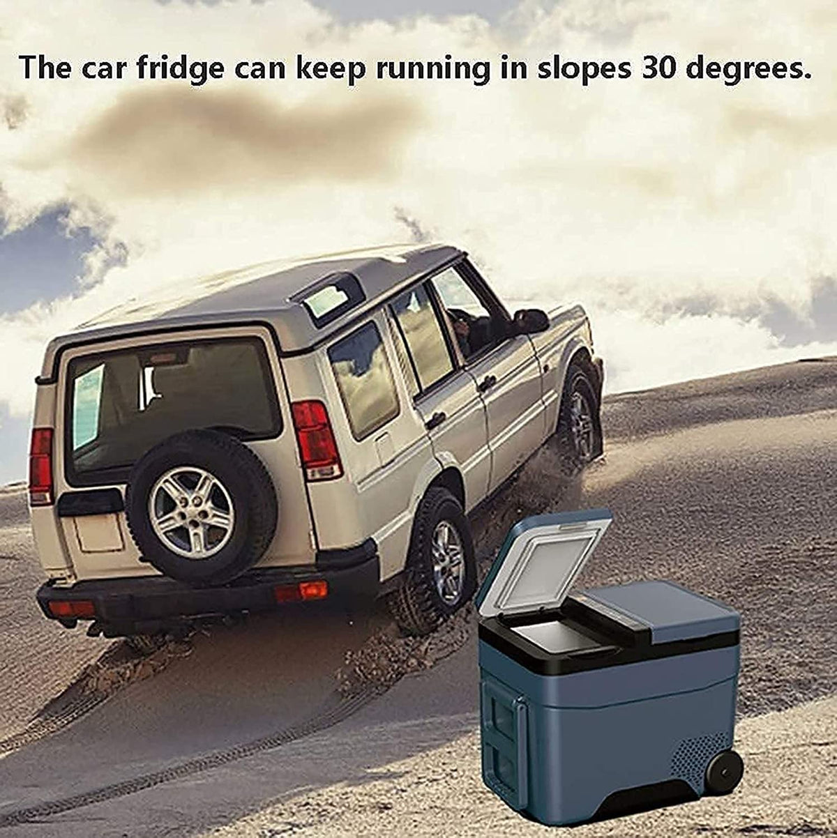 Dual-Zone Portable Car Refrigerator, 35 L