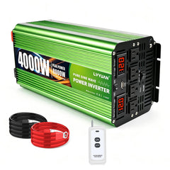 Pure-Sine-Wave Inverter with Remote and AC Outlets