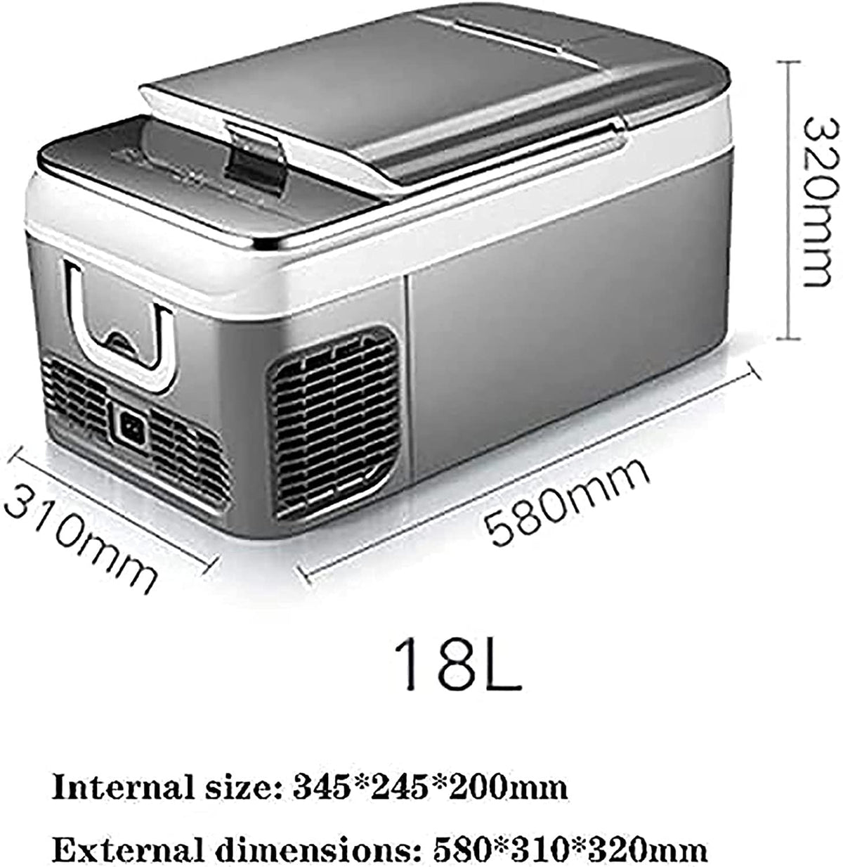 Portable Car Cooler, 26 L