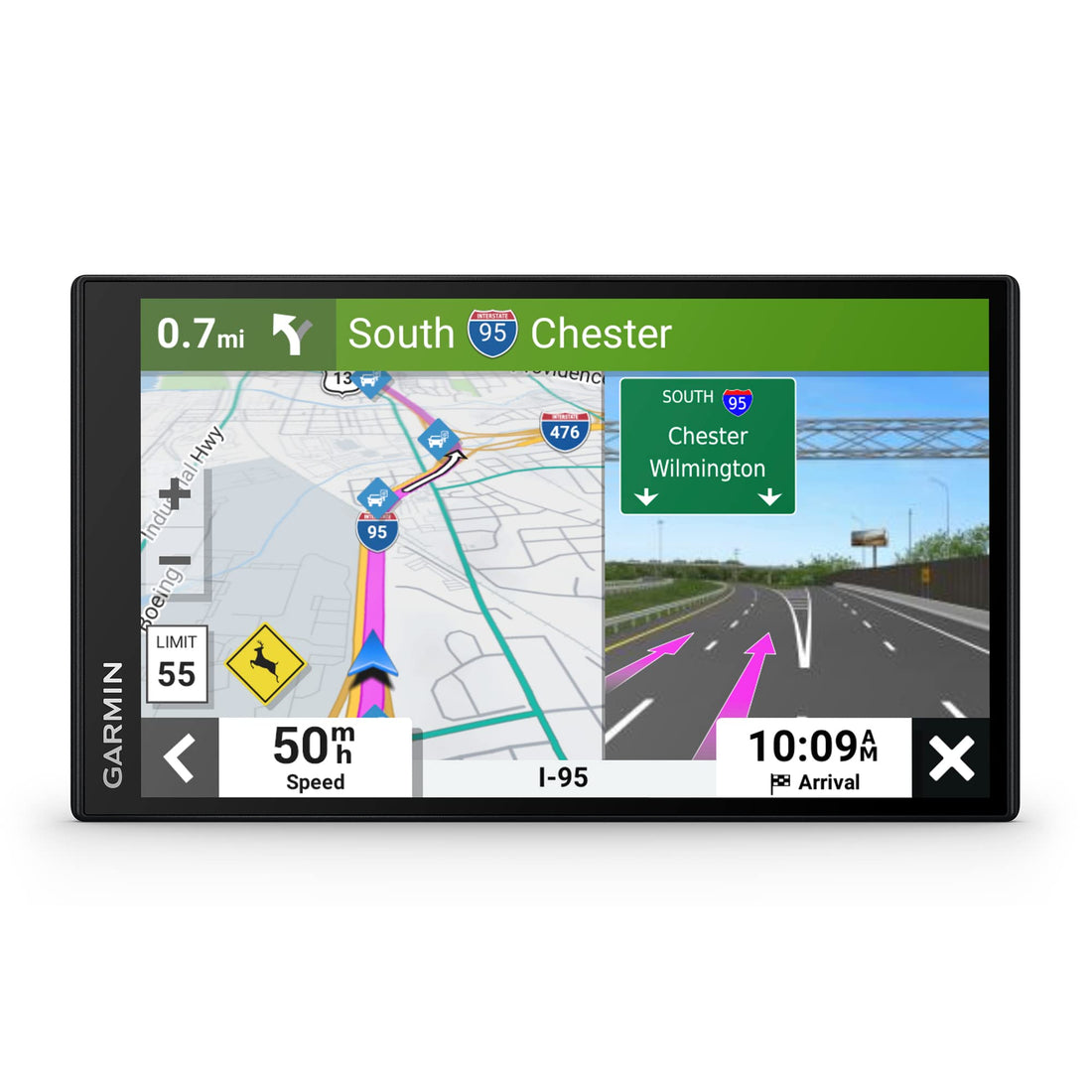 Eight-Inch GPS Navigator with Bluetooth and Wi-Fi