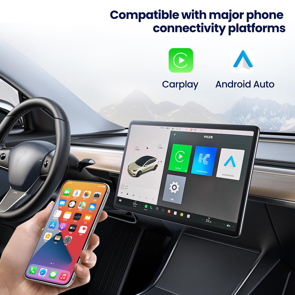 CarPlay and Android Auto Module for Tesla Model 3/Y