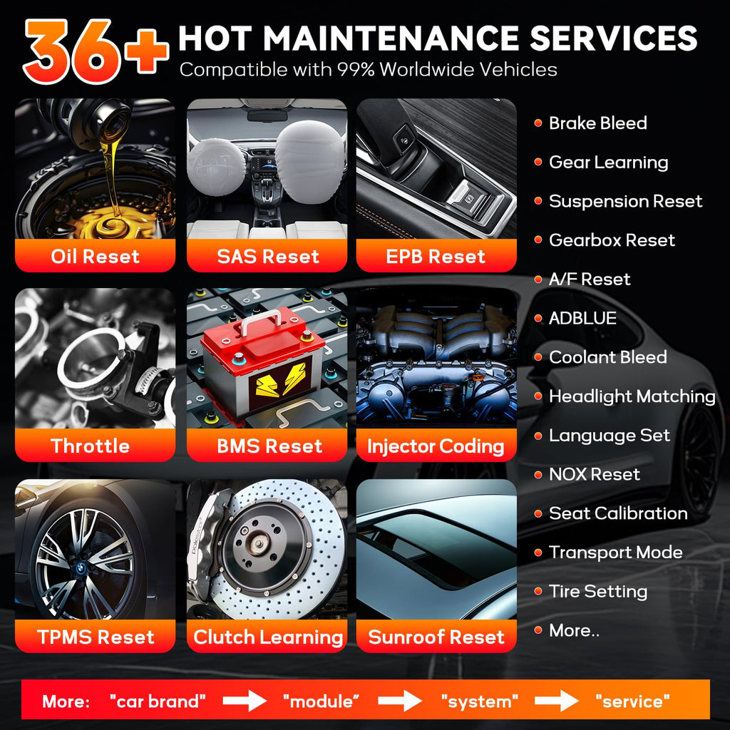 MS906 Pro-TS Diagnostic Scanner with TPMS Functions