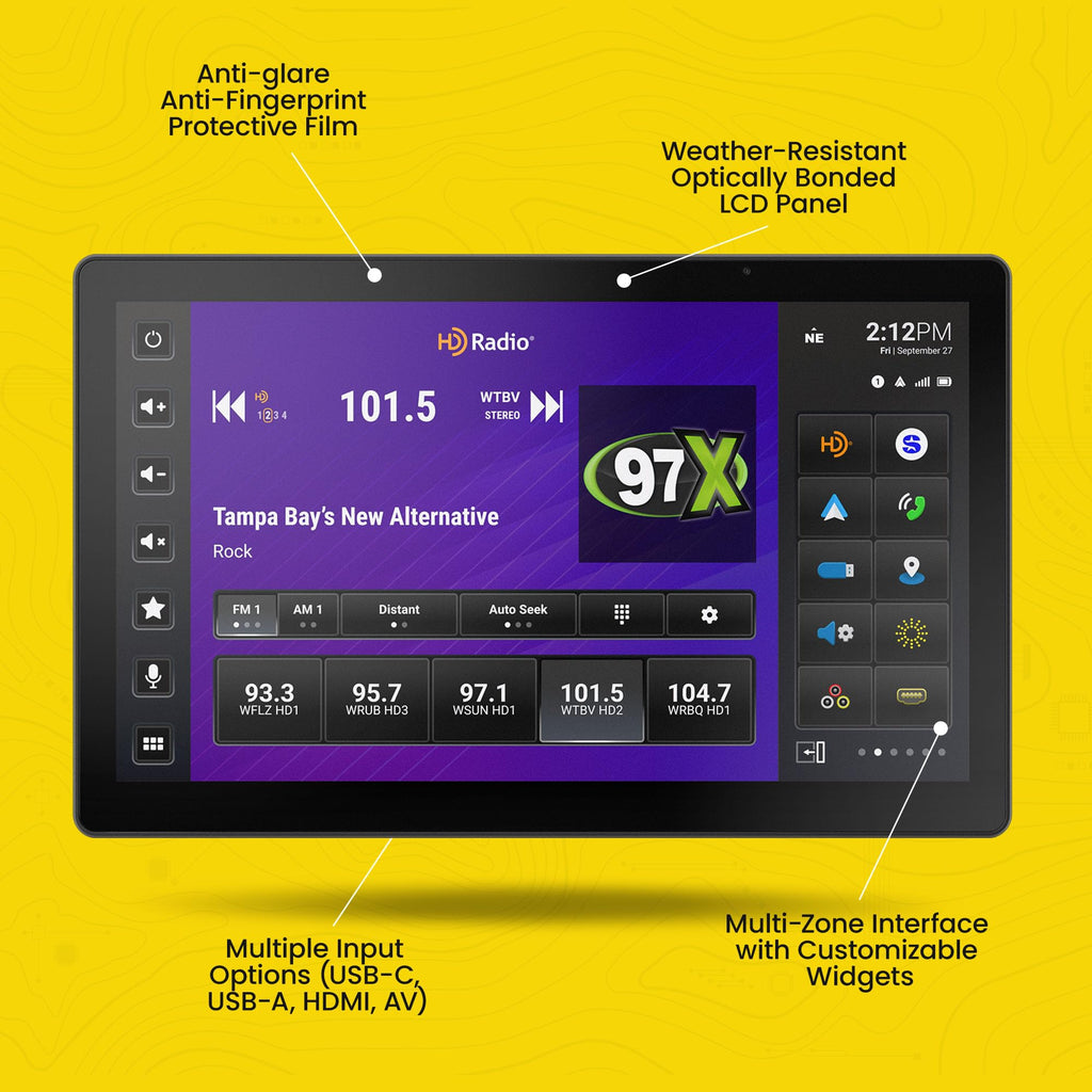 12.8-Inch Touchscreen Car Stereo and Matrix DSP Bundle