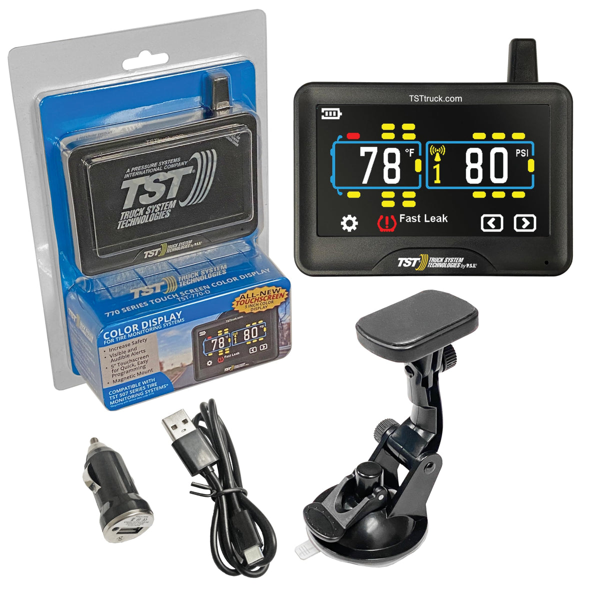 770-Series Tire Pressure Monitor and Sensor Options
