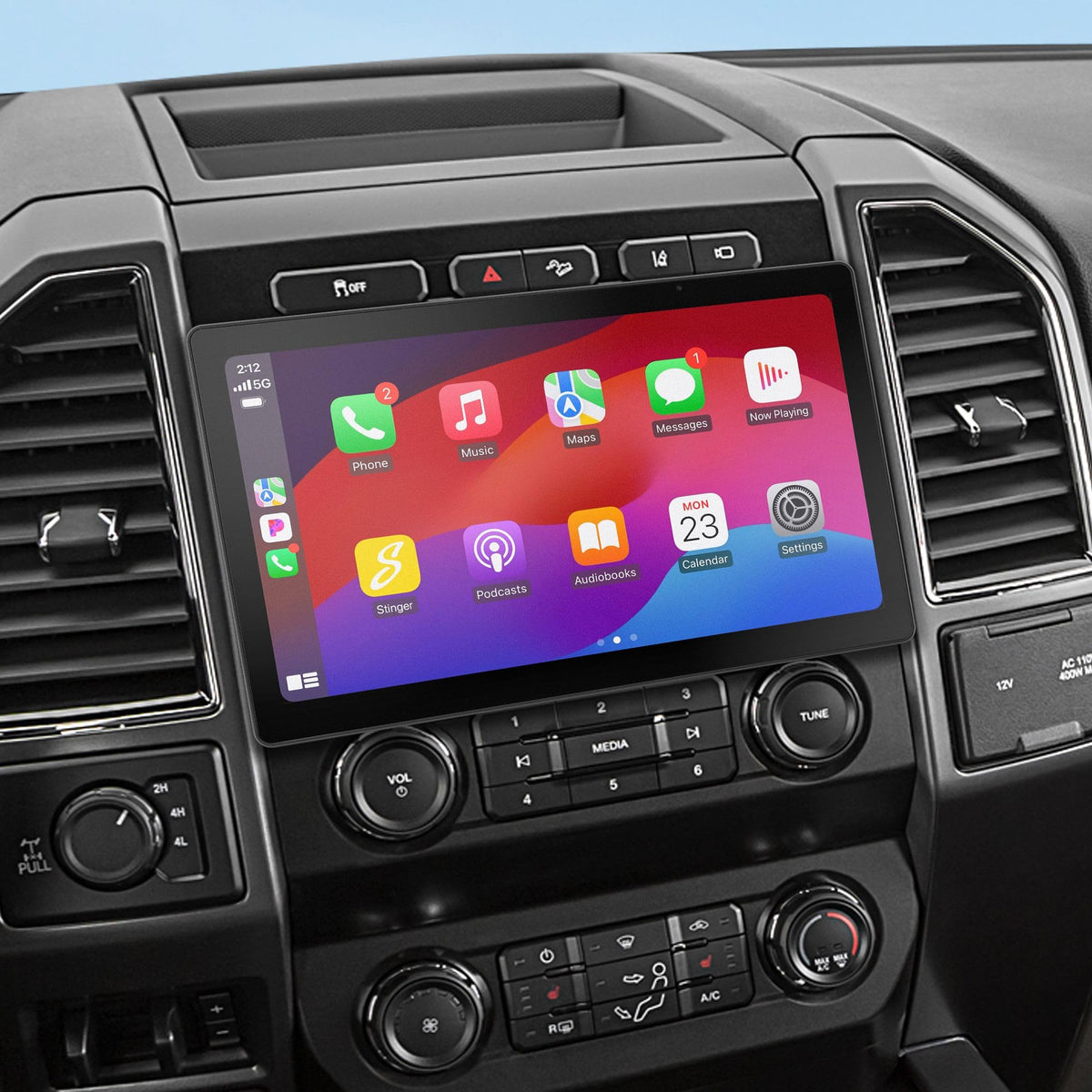 12.8-Inch Touchscreen Car Stereo and Matrix DSP Bundle